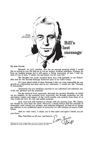 Bill's Last Message Parchment